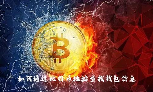 如何通过比特币地址查找钱包信息